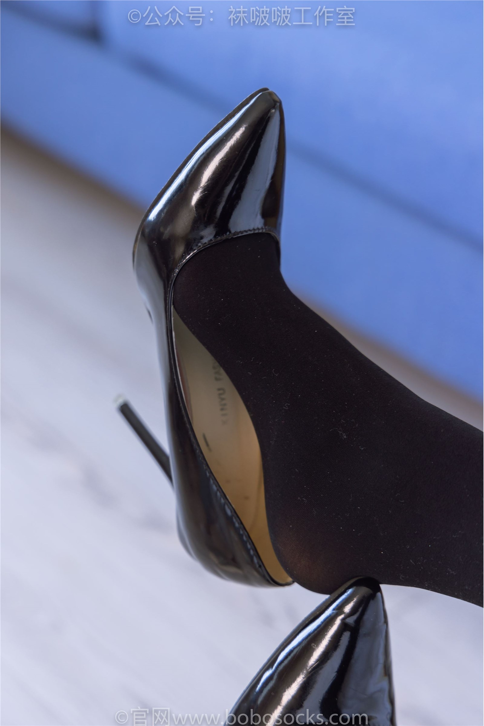 NO.090 Sweet Pea - high heels, thick black silk(61)